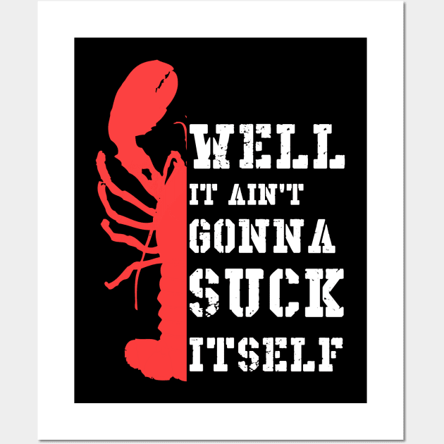 Crawfish Is My Favorite Season Funny Crawfishing Catchers Wall Art by Johner_Clerk_Design